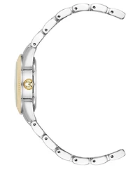 Anne Klein Women's Quartz Casual Coin Edge Two-Tone Alloy Metal Watch, 26mm