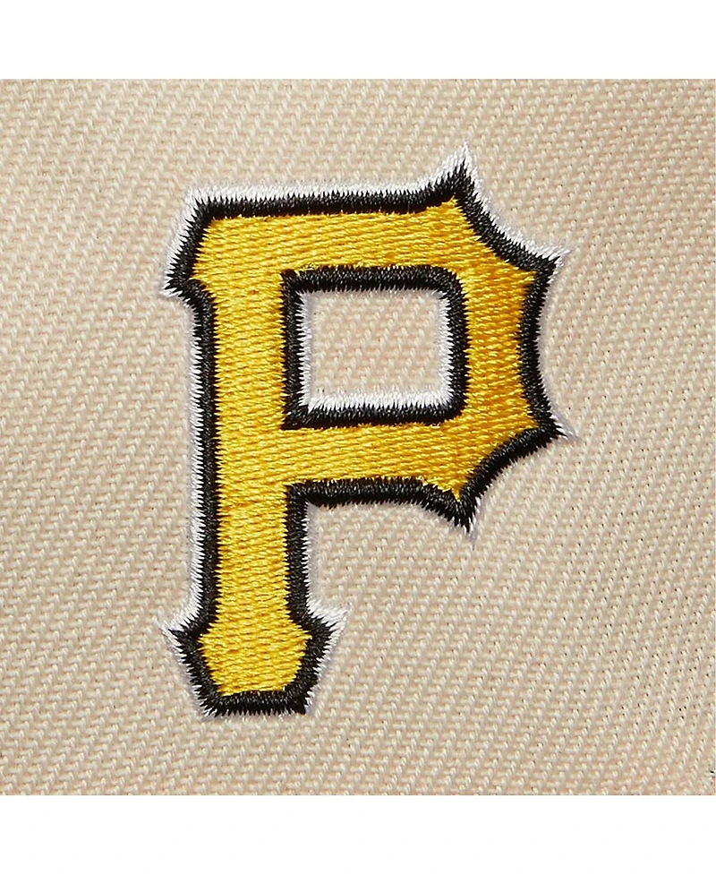 Mitchell & Ness Men's Cream Pittsburgh Pirates Cooperstown Collection Speed Zone Snapback Hat