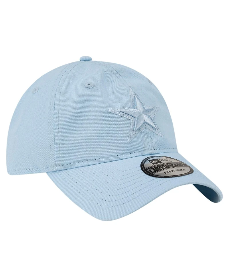 New Era Men's Light Blue Dallas Cowboys Color Pack 9TWENTY Adjustable Hat