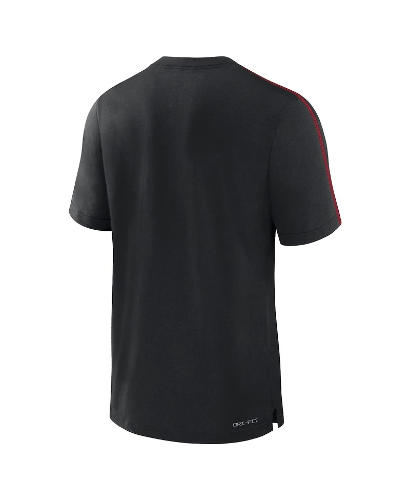 Nike Men's Ohio State Buckeyes 2024/25 Sideline Player Performance Tri-Blend T-Shirt
