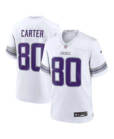 Nike Men's Cris Carter White Minnesota Vikings Alternate Retired Player Game Jersey