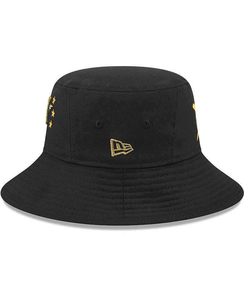 New Era Men's Black Houston Astros 2024 Armed Forces Day Bucket Hat