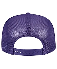 New Era Men's Purple Phoenix Suns Seeing Diamonds A-Frame Trucker 9FIFTY Snapback Hat