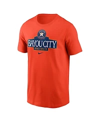 Nike Men's Orange Houston Astros Local Home Town T-Shirt