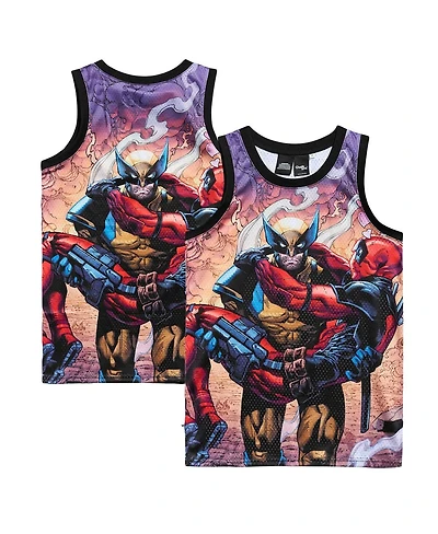 Chalk Line Men's Deadpool Wolverine Besties Venice Jersey