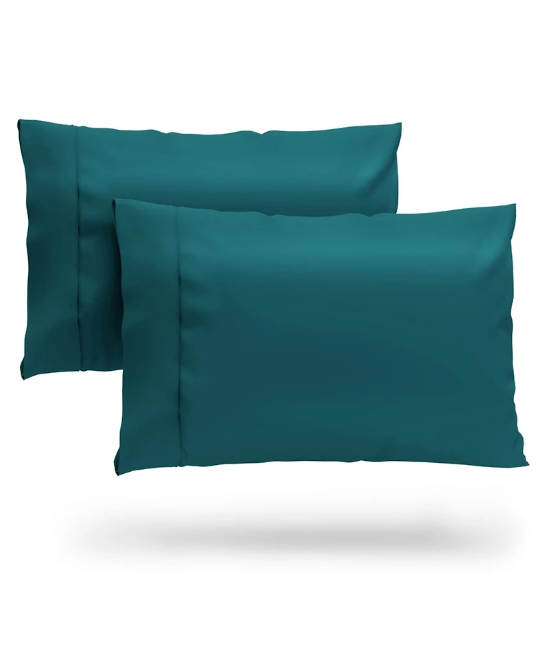 Cosy House Collection 100% Bamboo Viscose - Pillowcase Set Cooling, Breathable, Silky Soft