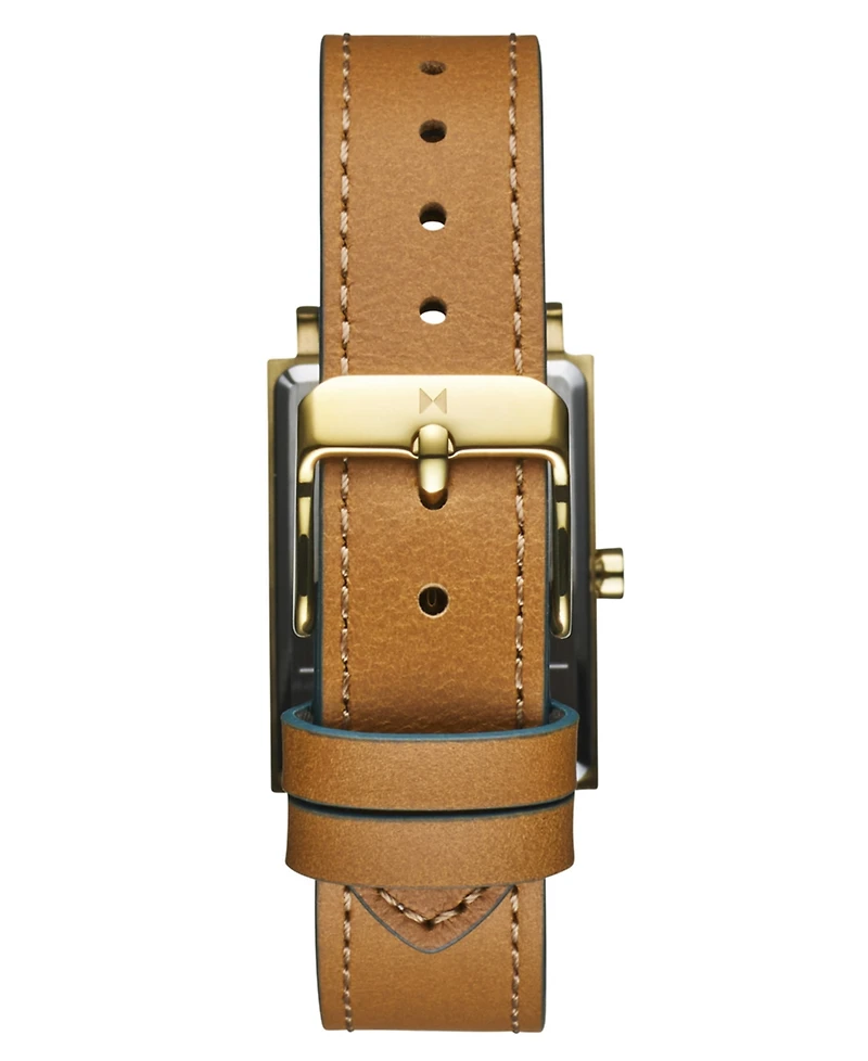 Mvmt Women's Signature Square Brown Leather Watch 24mm