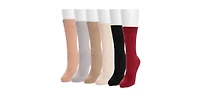 Muk Luks Women's Microfiber Boot Socks (6 Pack