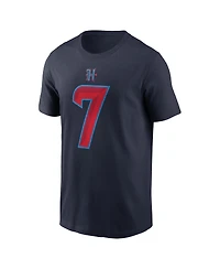 Nike Men's C.j. Stroud Navy Houston Texans Name Number T-Shirt