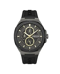 Kenneth Cole New York Men's Dress Sport Black Stainless Steel Watch, 43.5mm