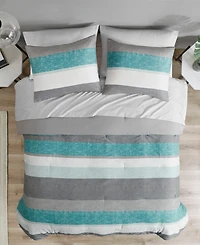 Madison Park Essentials Jaxon Wide Stripe 7-Pc. Comforter Set