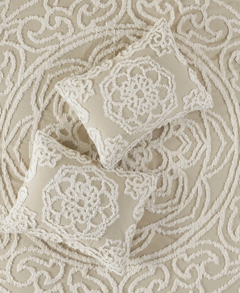 Madison Park Laetitia Medallion 3-Pc. Duvet Cover Set, Full/Queen