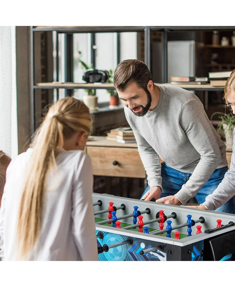 Skonyon Stable Soccer Table Game with 2 Footballs for All Ages