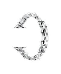 Posh Tech Luna Faux Pearl Band for Apple Watch 44,45,46,49mm