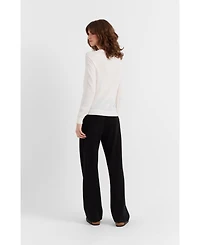 Chinti & Parker Women's Pure Merino Ultra Fine Crew Neck Sweater