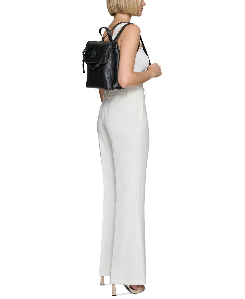 Karl Lagerfeld Paris Lavande Leather Backpack