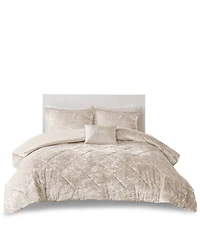 Intelligent Design Felicia Velvet 4-Pc. Duvet Cover Set, King/California King