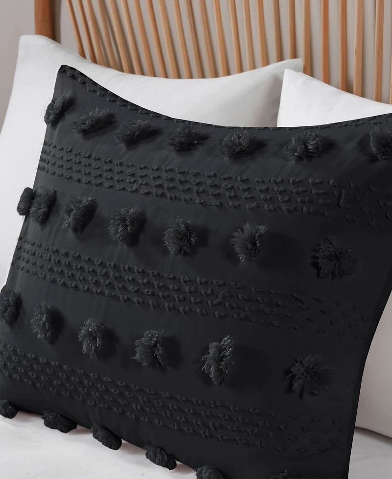 Intelligent Design Lucy Clip Jacquard 3-Piece Duvet Cover Set