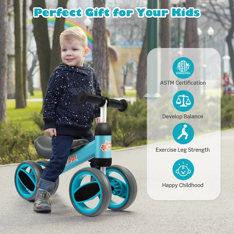 Baby Balance Bike Toddler Riding Toys 4 Wheels