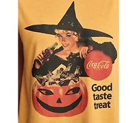 Lucky Brand Women's Coca-Cola Halloween Graphic Boyfriend T-Shirt