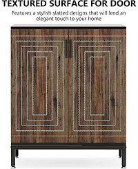Tribesigns Shoe Cabinet with Doors, 20 Pairs Entryway Shoe Storage Cabinet with Shelves, 5-Tier Modern Free Standing Shoe Racks Storage Organizer for