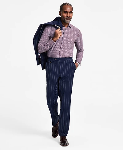 Tayion Collection Men's Regular-Fit Pinstripe Suit Pants
