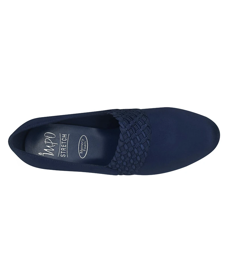 Impo Women's Gerrie Memory Foam Stretch Wedge Shooties