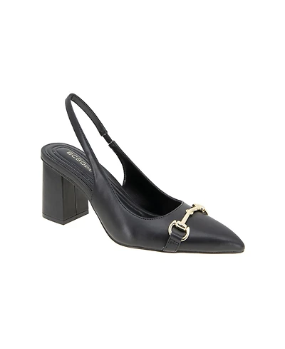 BCBGeneration Women's Glastin Slingback Block Heel Pumps
