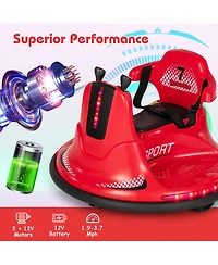 6V Bumper Car for Kids Toddlers Electric Ride On Car Vehicle