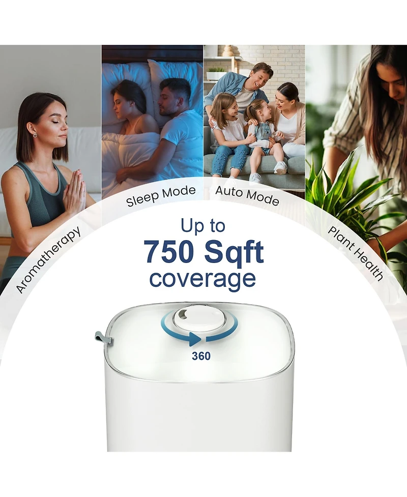 Miko Cool Mist Humidifier with App Control Breeze +