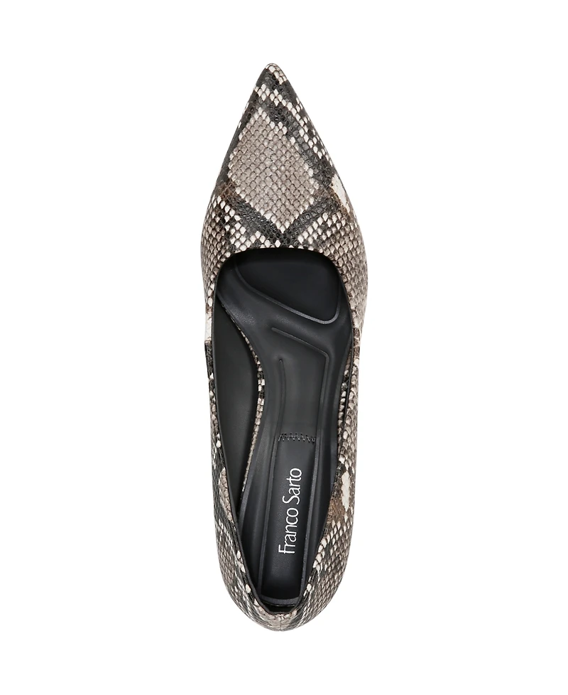 Franco Sarto Women's Giovanna Pointed Toe Block Heel Pumps