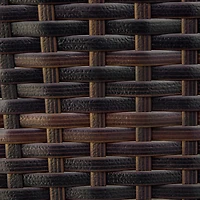 Wide-Seat Patio Rocker with Soft Cushion