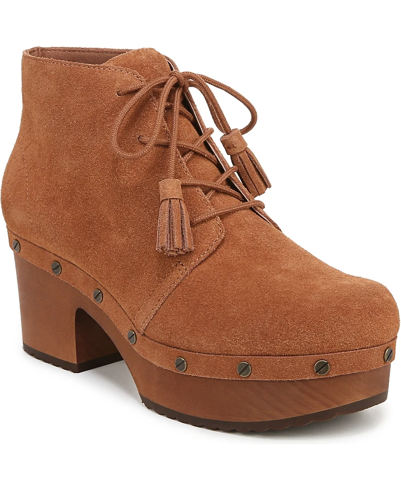 Dr. Scholl's Women's Original Chic Lace-Up Platform Booties