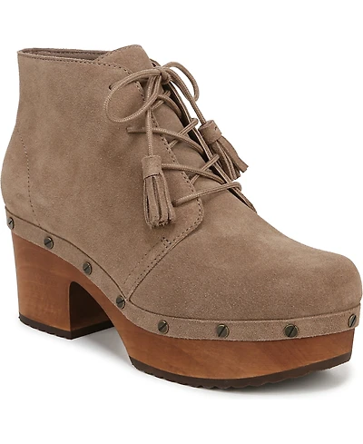 Dr. Scholl's Women's Original Chic Lace-Up Platform Booties