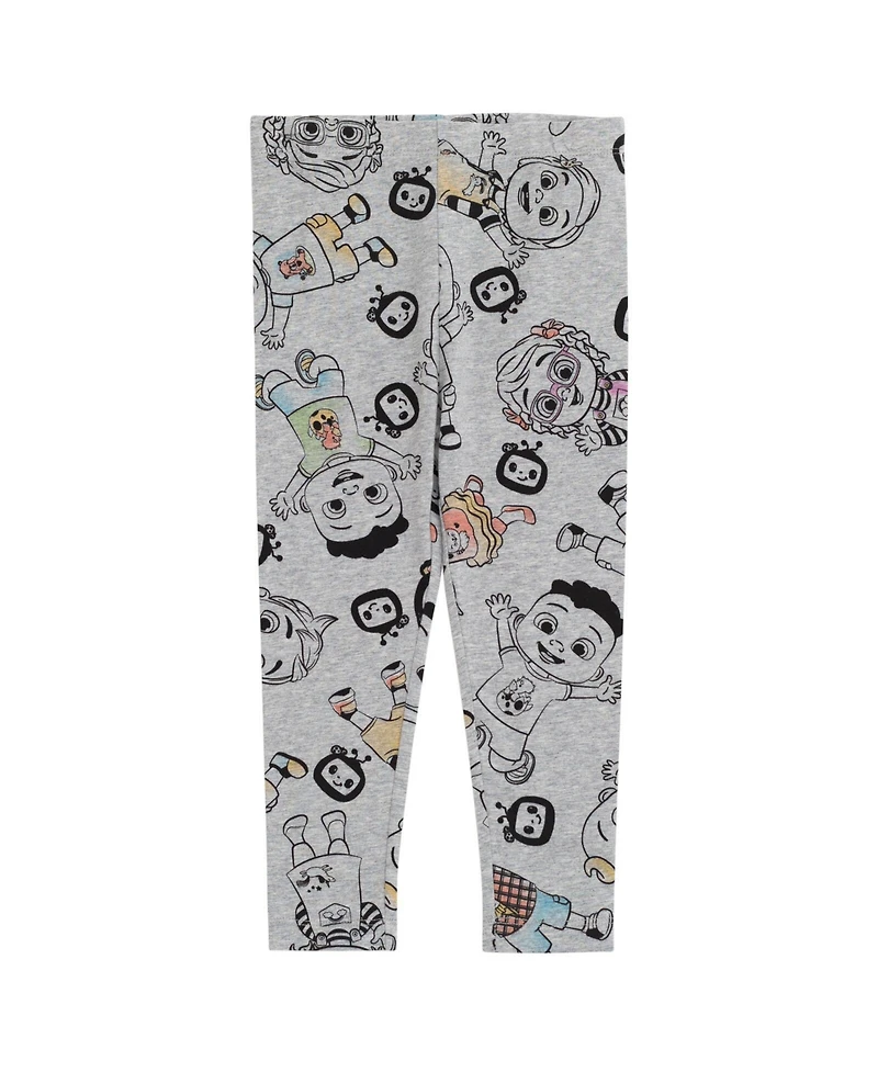 CoComelon Toddler Girls Jj Cody Nina T-Shirt and Leggings Outfit Set to