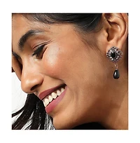 Sohi Women's Stone Drop Earrings