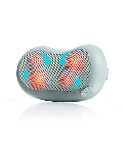 Shiatsu Massage Cushion with Heat, Full-Body Back, Neck, and Lumbar Relief, Usb Powered for Home, Office, or Car Use