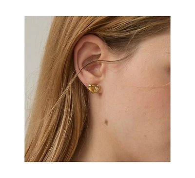 Joey Baby Ciara Heart Stud Earrings