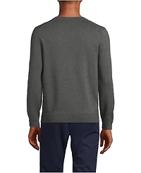 Lands' End Men's Fine Gauge Cotton Cardigan