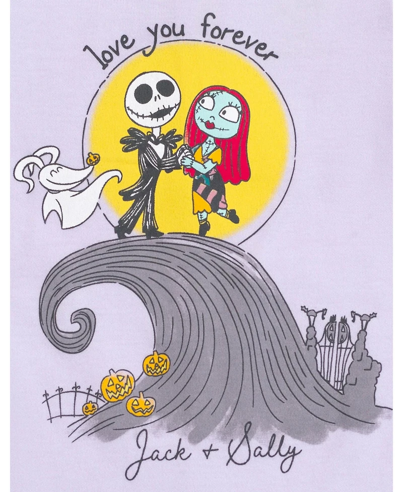 Nightmare Before Christmas Baby Girls Disney Snap Romper and Bucket Sun Hat
