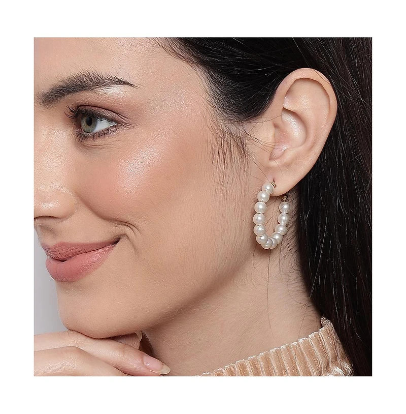 Sohi Women's Pack Of 6 Multi-Layer Earrings