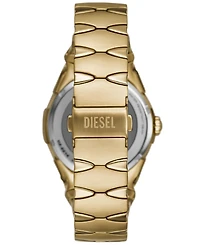 Diesel Men's D-Sruptor Quartz Three-Hand Gold Stainless Steel 42mm