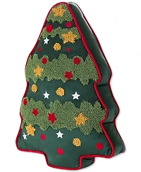 Evergreen Ivy Christmas Tree Decorative Pillow, 16" x 11"
