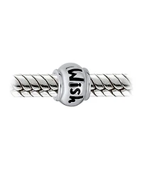 Bling Jewelry Hope Believe Survivor Message Charm Bead Sterling Silver for European Bracelet