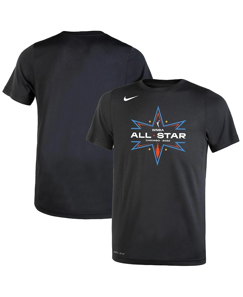 Big Boys and Girls Nike 2022 Wnba All-Star Game Logo Legend Performance T-shirt