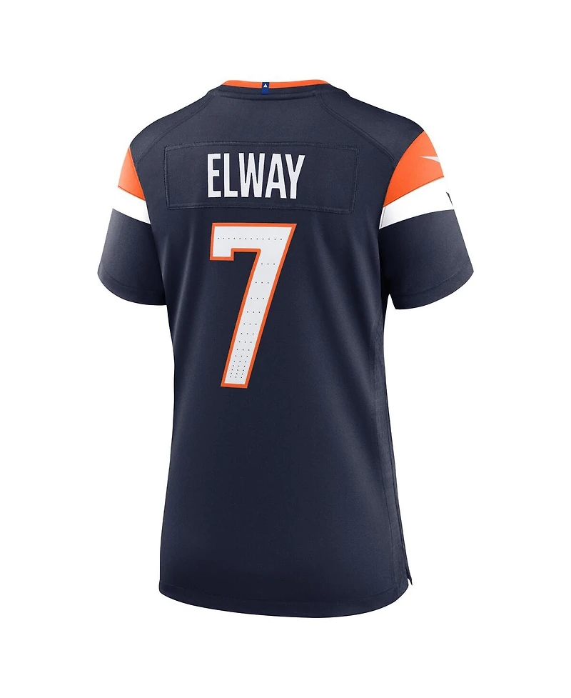 Nike Women's John Elway Navy Denver Broncos Mile High Collection Retired Player Alternate Game Jersey