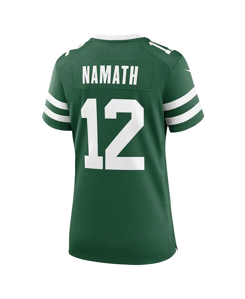 Nike Women's Joe Namath Legacy Green New York Jets Retired Player Game Jersey