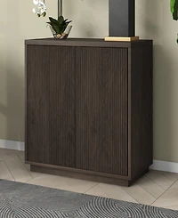 Hudson & Canal Alston 28" Wide Rectangular Accent Cabinet in Alder