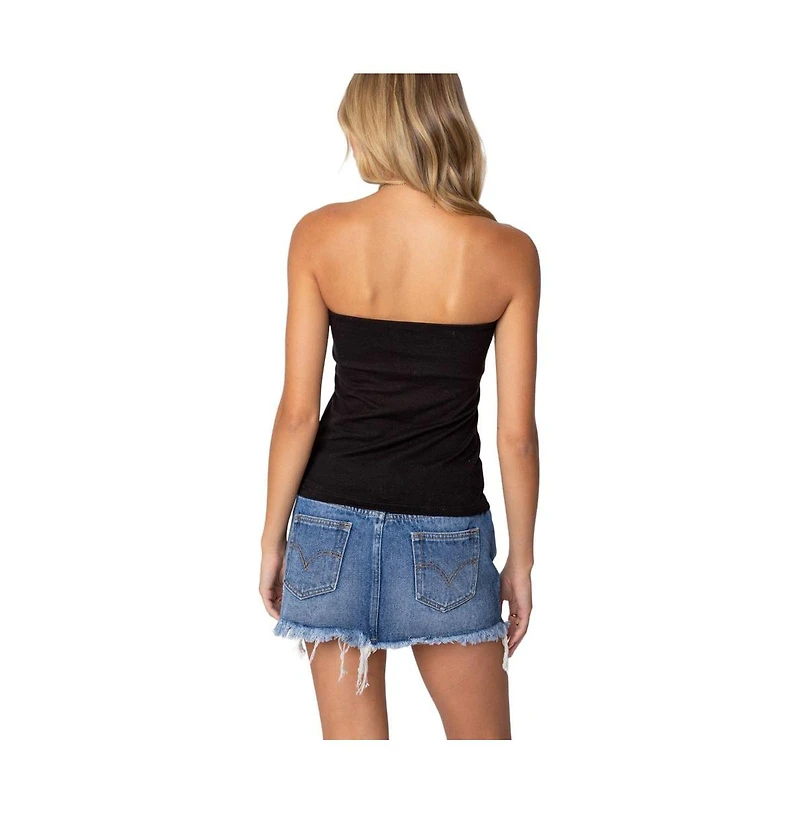 Edikted Women's Built Bra Tube Top