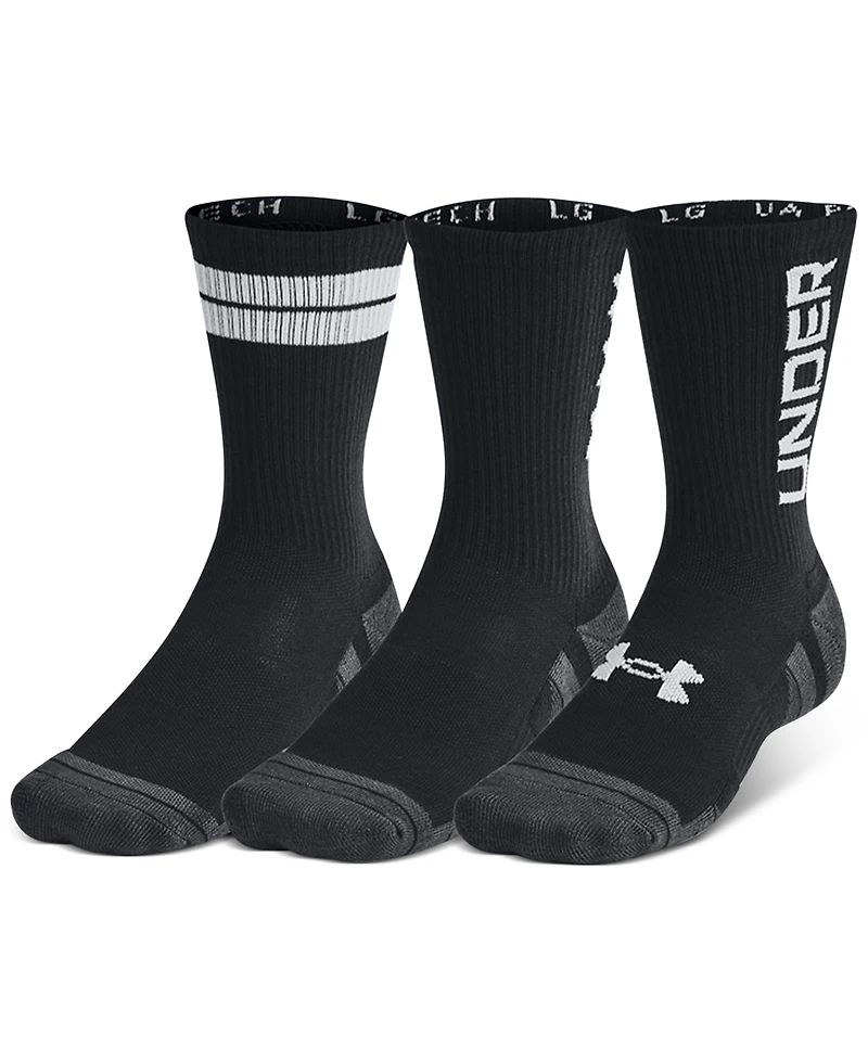 Under Armour Unisex Performance Tech 3-Pk. Moisture-Wicking Crew Socks